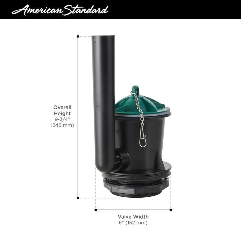 American Standard 7381983-400.0070AP 4-inch Flush Valve Assembly for Champion Two-Piece Toilets Champion 2-Piece