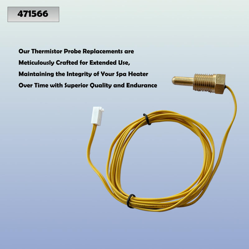 471566 Thermistor Probe Temperature Sensor Replacement for Pentair for Pentair MiniMax Pool/Spa Pump and Spa Heater 12 Month Replacement Service