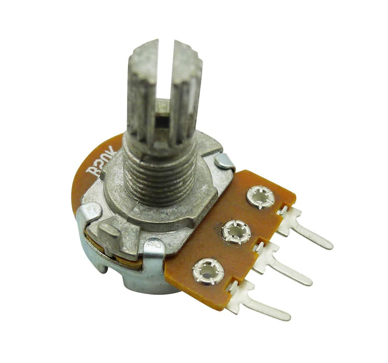 10PCS B20K 20K Ohm Adjustment Single Linear Rotary Taper Potentiometer Shaft 15mm