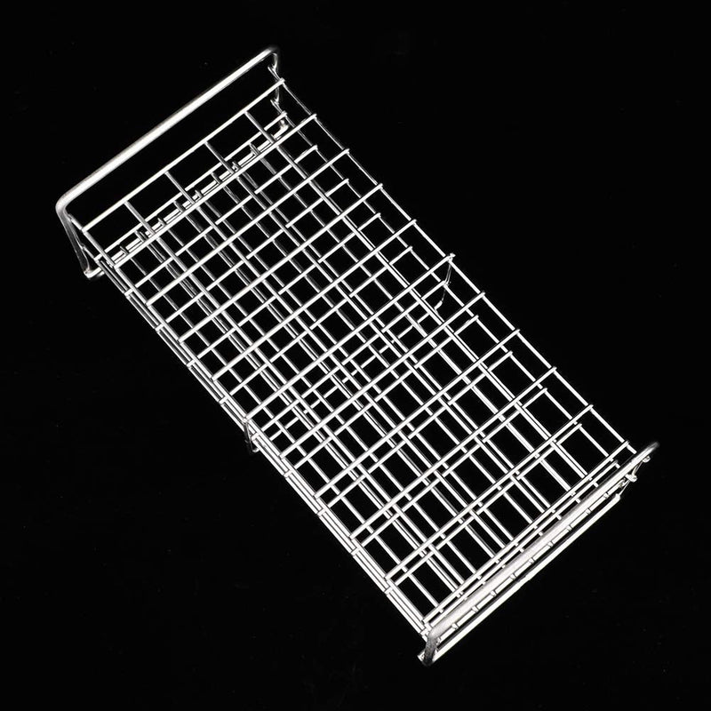 Stainless Steel Test Tube Rack Holes with Handle, Medical Test Tube Holder, Sterilizable at 121℃