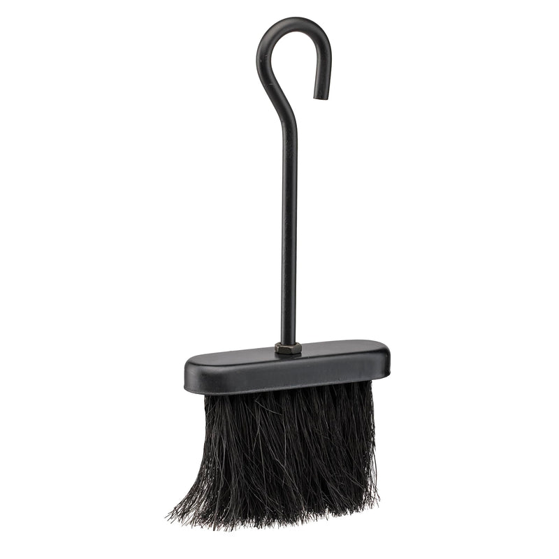 UniFlame Black Fireplace Ash Shovel and Brush Set with Pan