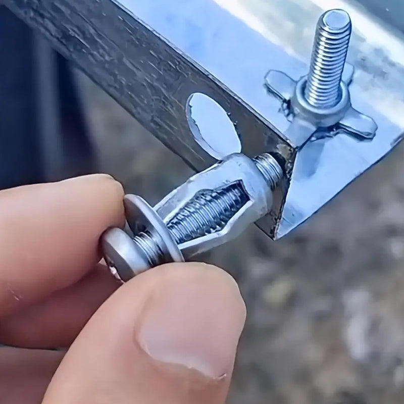 50pcs Tuercas De Remache De Petalo with Con Tornillos(M8-30),Jack Nuts,Hollow Metal Cavity Fixing Hollow Wall Anchors for Aluminium Cladding Sheet Steel Pipe.(50pcs/M8-30), M8-30 50