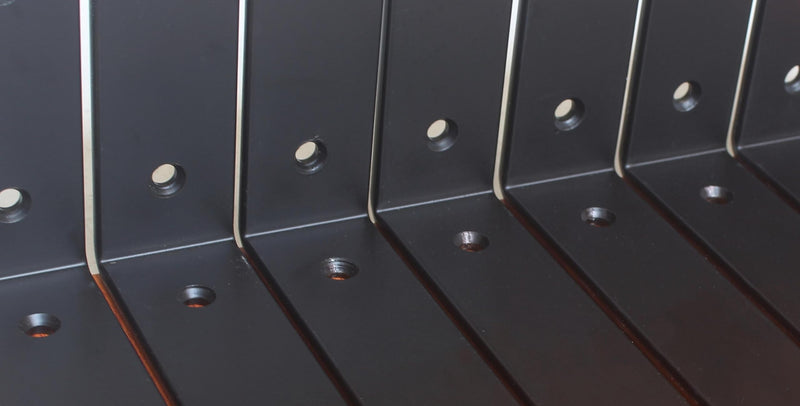 4 Pack - L 6" x H 4" x W1.5", 5mm Thick Black L Shelf Bracket, Iron Shelf Brackets, Metal Shelf Bracket, Industrial Shelf Bracket, Floating Shelf Bracket, Shelf Supports with Screws Black 4 Pack 6''x4''