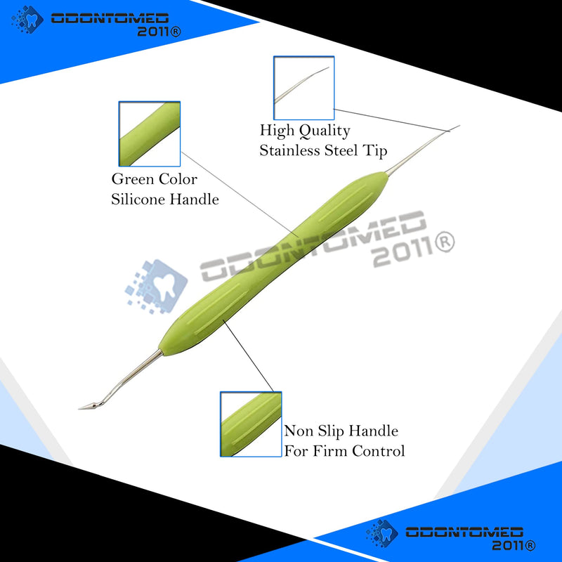 OdontoMed2011 Silicone Handle Dental Composite Filling Instruments Kit 5pcs Tools DN-2285 ODM