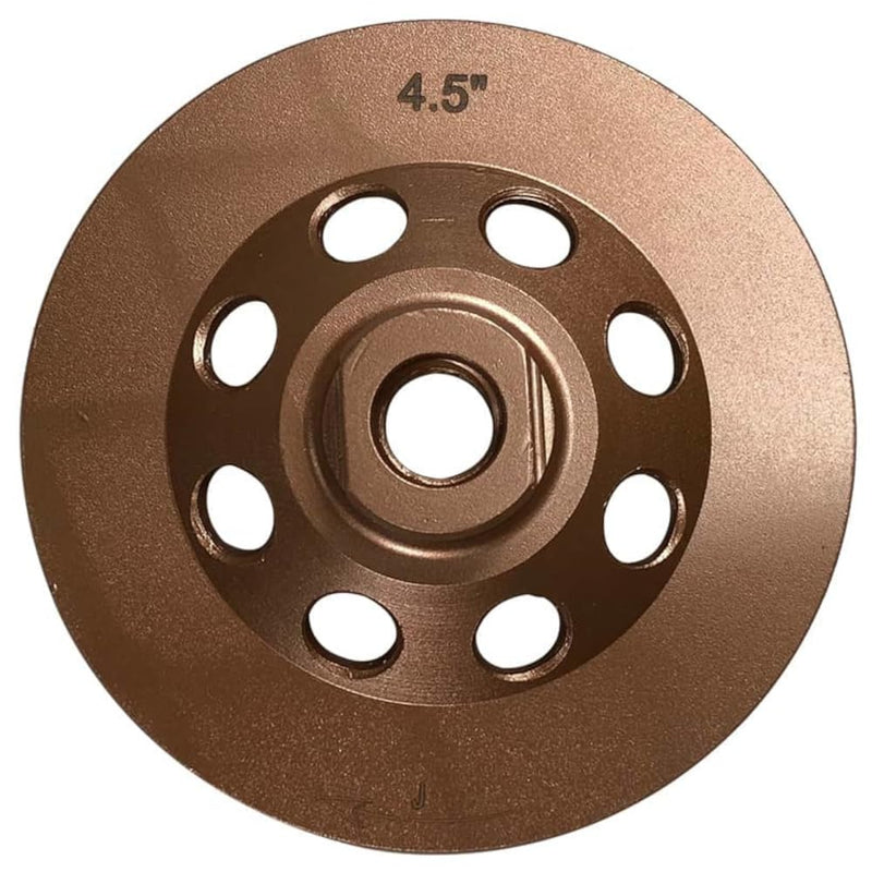 4.5" Diamond Grinding Wheels for Concrete or Masonry, 16 Double Row Segments, 30/40 Grit, Medium Bond, 5/8"-11 Arbor 4.5"- 16 Segs Premium Double Row - 5/8"-11 Arbor