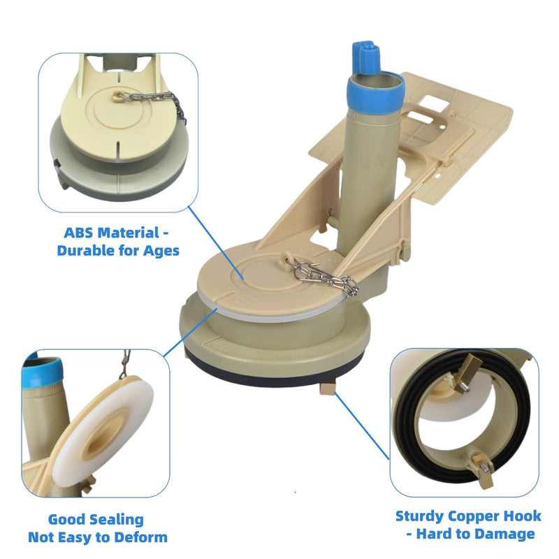 Toilet Flush Valve Replacement Parts, WC Inlet Valve Compatible with TOTO THU, 3 - Inch Tank Replacement Parts for One - Piece Toilets (1 Piece) 1 Piece
