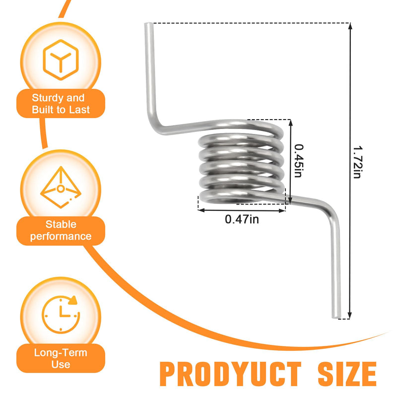WR01X11052 Fridge Door Spring Hinge Mullion Fits for GE Refrigerator Door Spring Replacement Equipment PS6011724,3031611,GFE28GYNBFS,YE18JSLGFSS (2PCS)