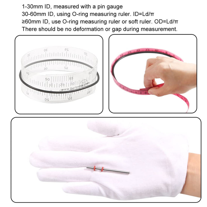 uxcell Silicone O-Ring, 12mm OD, 10mm ID, 1mm Width, VMQ Seal Rings Gasket, Red, Pack of 30 12mmx10mmx1mm