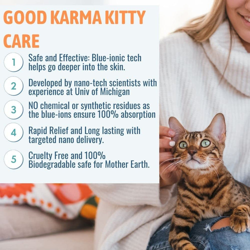 Petglow Ear Mite Treatment for Cats. Organic Herbal Drops Cat Ear Infection Cleaner for Mites. - PawsPlanet Australia