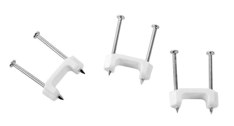 Gardner Bender PS-175BG Plastic Electrical Cable Staples, ¾ inch, Secures Romex, UF and NM, 175 pk, White