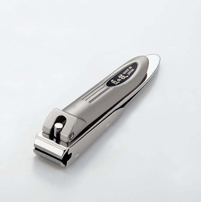 Green Bell Stainless Steel Catcher Nail Clipper (Straight Blade) Silver L 1 piece (x 1) - NewNest Australia