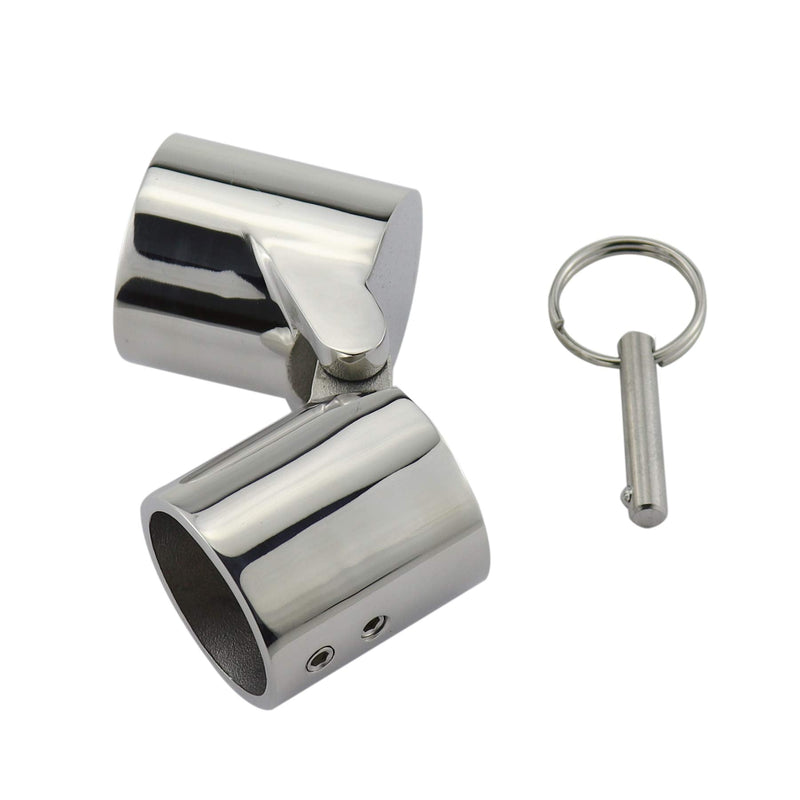 NRC&XRC 316SS Marine Grade Boat Handrail Fitting -Boat Pipe Connector,Folding Swivel Coupling Tube Joint Connector for 1-1/4" (32MM) O.D.Tube/Pipe （1PC） 1PC