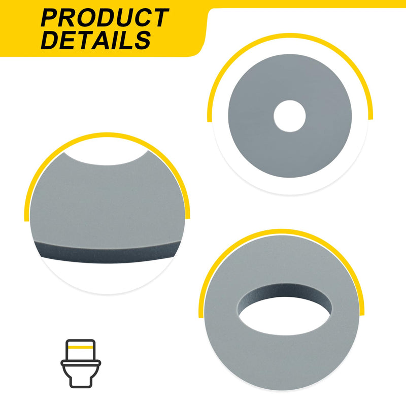 9BU088E Silicone Rubber Gasket for Toto & Gerber Dual Flush Toilets,2 pack | for Costco Watermark One-Piece Toilets Flush Valve Gasket for Aquia Toilets