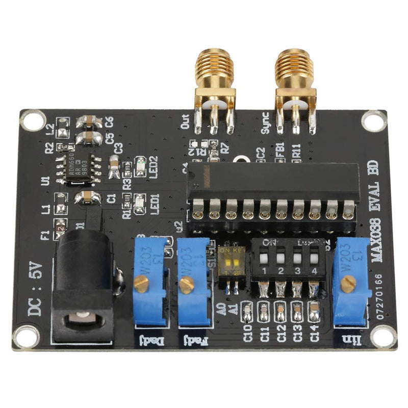 Function Generator, MAX038 Small High Frequency Precision Function Generator Module, Triangular/Sine/Rectangular/Pulse Wave Output, 0.1Hz - 20MHz