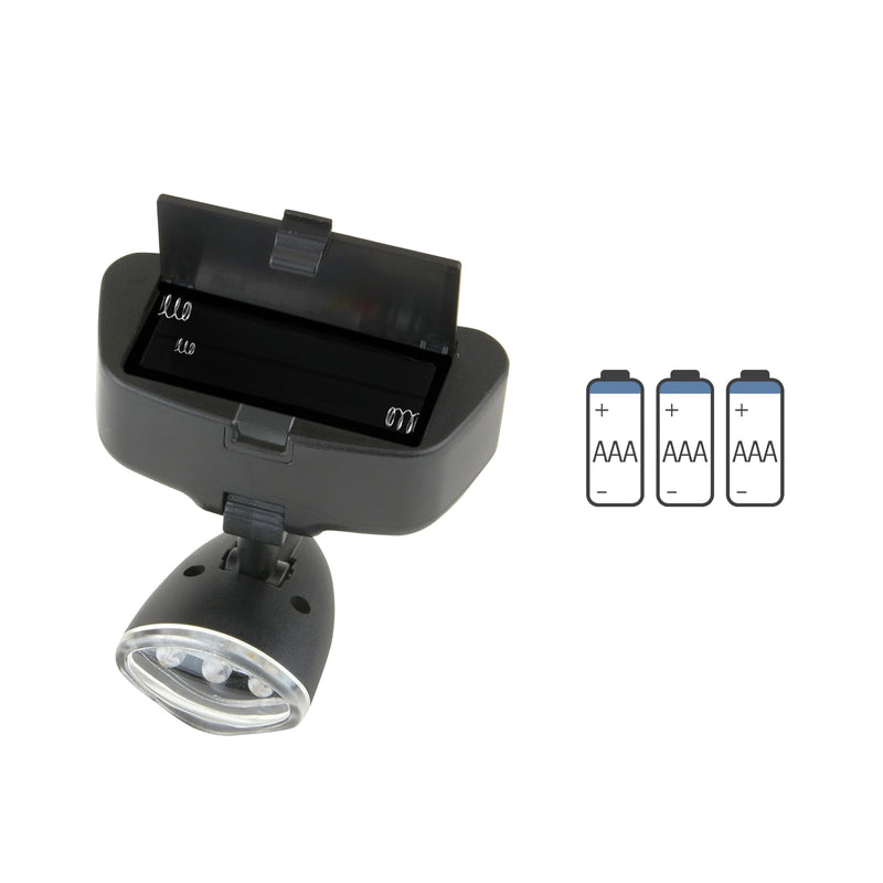 Carson Pro Series MagniVisor Deluxe Head-Worn LED Lighted Magnifier with 4 Different Lenses (1.5x, 2x, 2.5x, 3x) (CP-60)