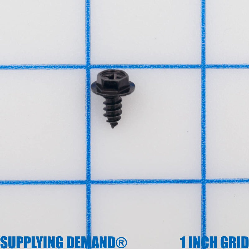 Supplying Demand 154754801 1553471 2 Pack Dishwasher Kickplate Mounting Hex Screw Replacement Model Specific Not Universal