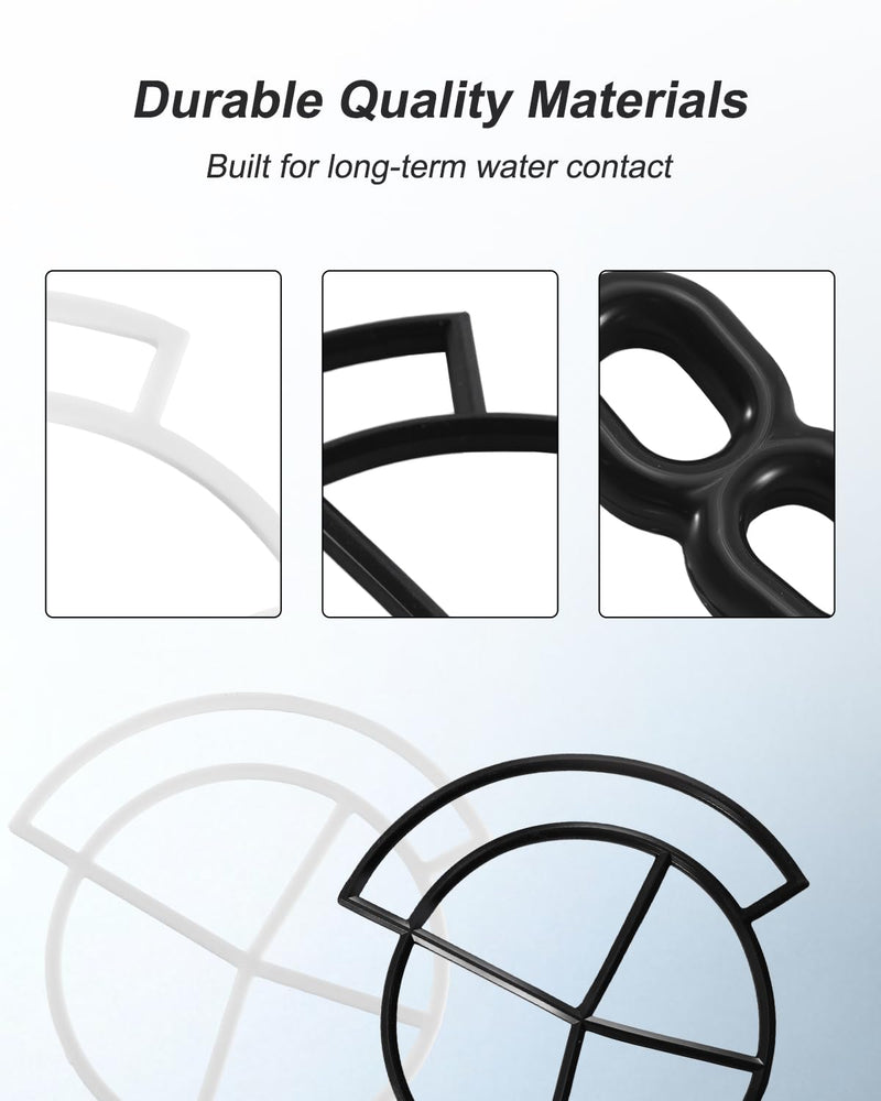 7185487 Water Softener Seal Kit Fit for 1" Whirlpool GE Sears Kenmore Morton North Star, Water Softeners Rotor Disk Repair Kit Replace WS35X10020