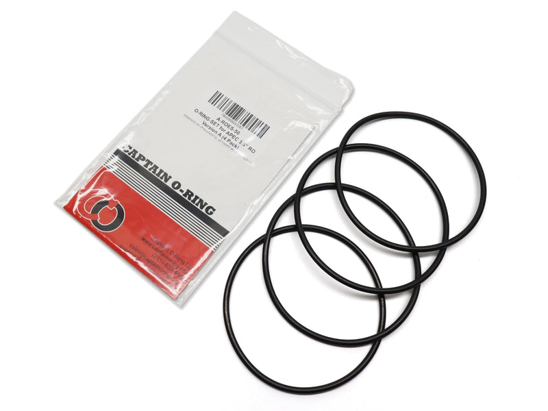 Captain O-Ring – Replacement 3.5” O-Rings for APEC Essence, Ultimate Reverse Osmosis RO Water Filter Housings (4 Pack) (Version A (O-Ring-Set)) Version a (O-ring-set)
