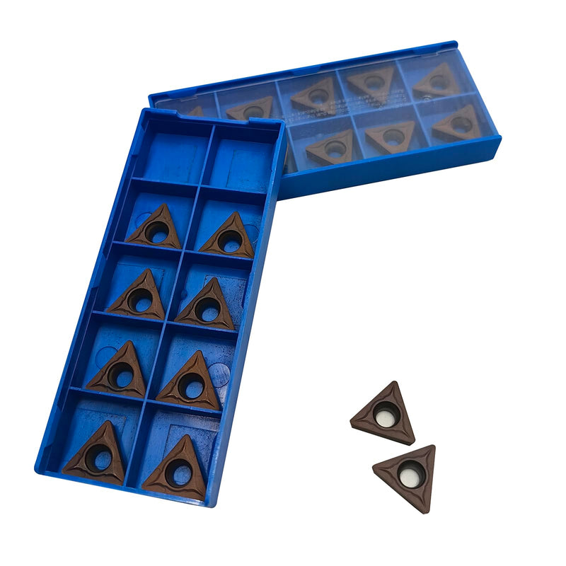 20PCS TCMT16T308(TCMT32.52) Carbide Turning Inserts for CNC Lathe Cutting Tools，Turning Inserts Cutting Tools for Steel Parts and Stainless Steel for Metal Cutting Cutter bar 20PCS TCMT16T308 bronze