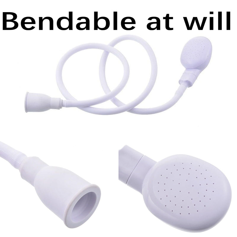 1m/3.28ft Portable Sink Hose Faucet Sprayer Sink Spray Rubber Hose Shampoo Sprayer Handheld Faucet Shower for Pets, Bathing Baby, Washing Hair, Rinsing Vegetables 1M