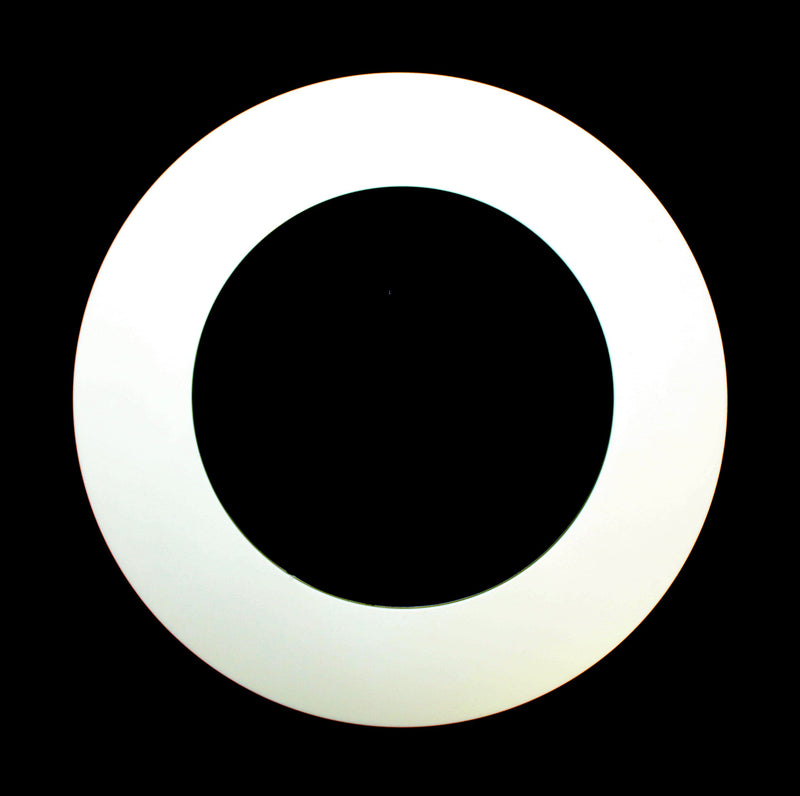 Plastic 4.25" Light Trim Goof Ring for 4" Inch Lighting Fixture Recessed Can (1, Off-White) 1 White