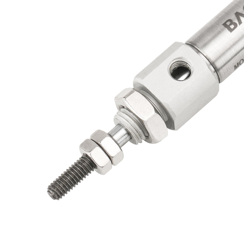 Baomain Air Cylinder CDJ2B 10mm Bore 10mm Stroke Mini Pneumatic M5 Port CDJ2B10-10-B