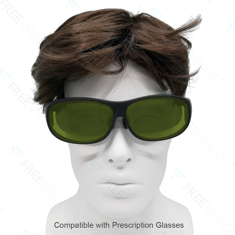 FreeMascot Professional OD 8+ 190nm-450nm / 800nm-1100nm Wavelength Laser Safety Glasses Style 4