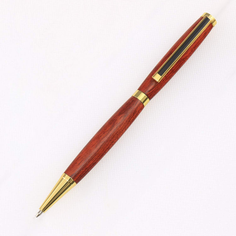 Slimline Pen Kit - Variety, 10 Pack, Gold, Gold with Black Stripe Clip, Satin Gold, Satin Silver, Silver, Black Chrome, Chrome, Chrome with Black Stripe Clip, Gun Metal, Copper