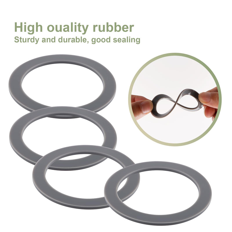 6-Pack Rubber Gaskets Sealing O-Ring Compatible with Oster Blender Replacement Parts