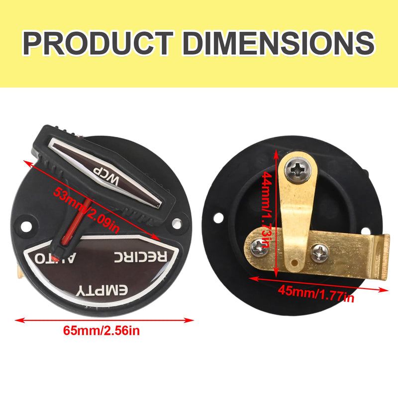 5900006 RK3-BW Valve Handle Valve Switch Actuator, Replacement for Ranger Boats Livewell Control Cable Lever Compatible for Actuator System V3 Series