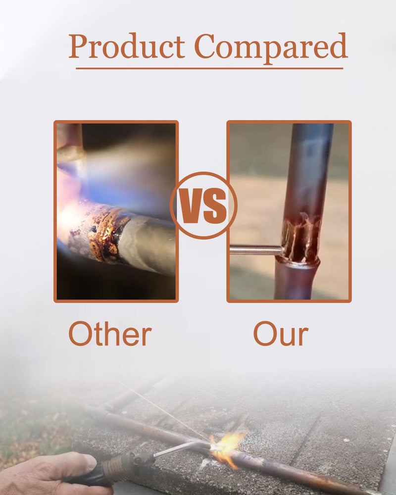 15% Silver Brazing Rod, 7 Rods Silver Solder, BCuP-5 1/13" X 13.78" | Silver Brazing Rod, Silver Solder, Hvac Brazing Rods, Solder for Copper Pipe, Ag: 15%