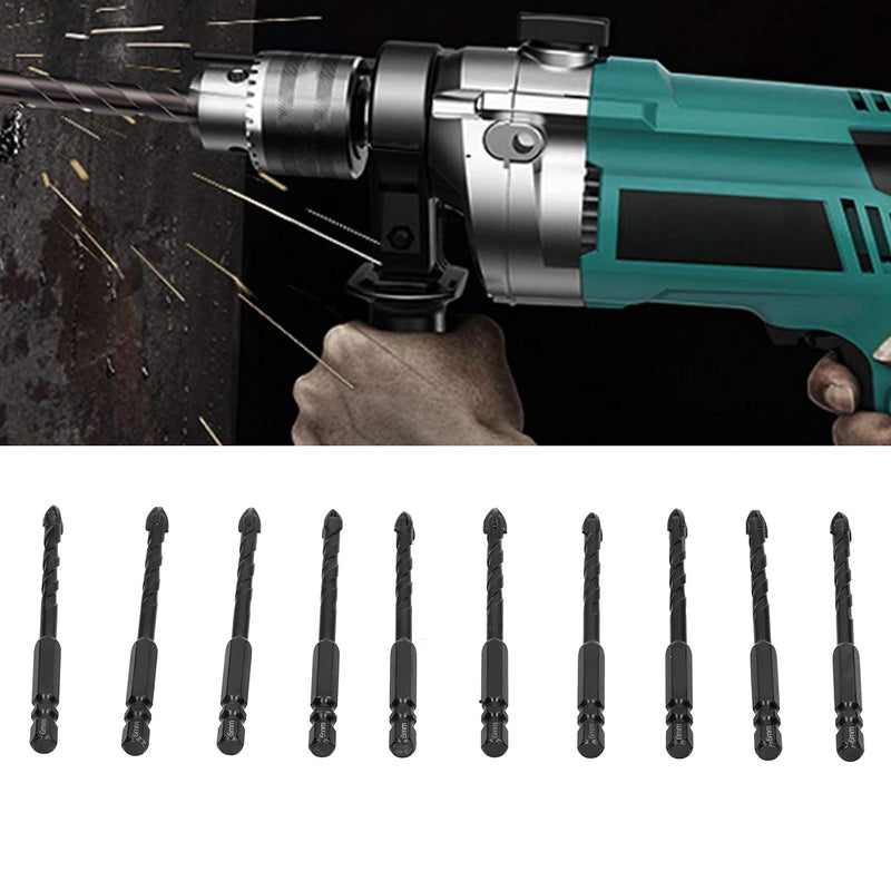 Drill Bits Set, Concrete Drill Bit Ceramic Drill` for Mirrors for Flower Pots