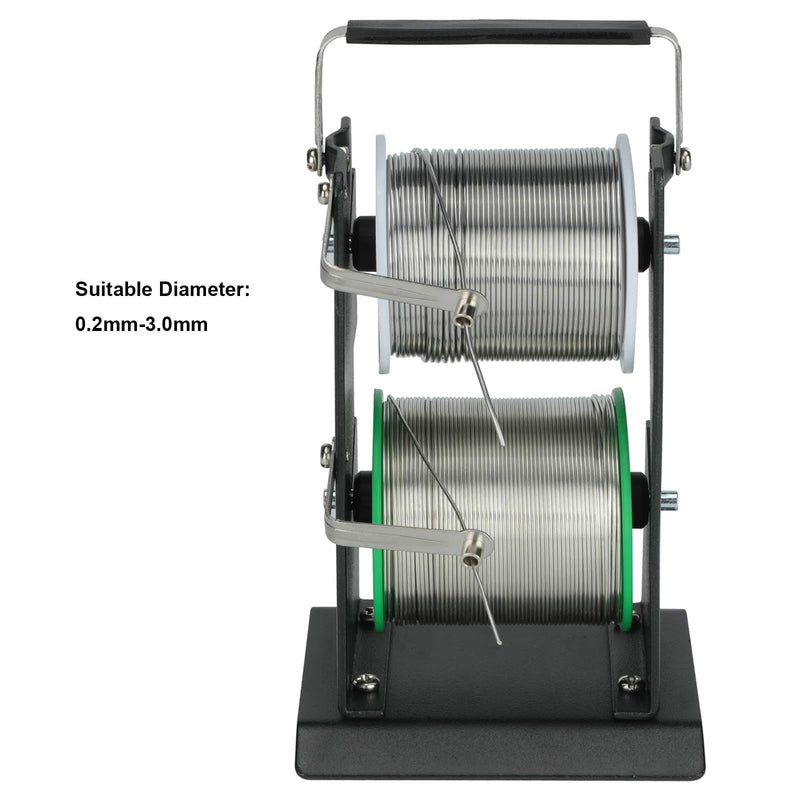 Solder Wire Holder Stand Dual Layer Reel Soldering Wire Spool Holder Welding & Soldering Tools