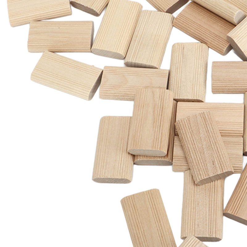 Wood Biscuits, 50Pack 8mm x 40mm Beechwood Loose Tenons Compatible with Domino Loose Tenons Joinery Systems, Domino Beech Tenons for Crafting Woodworking