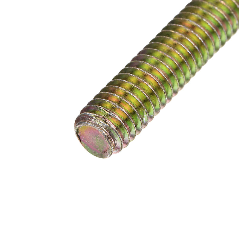 8pcs Fully All Threaded Rod [5/16"-18 Thread x 3" Length], Color Zinc Fully Thread Screws for Furniture Mounting Assembly Fastening, Carbon Steel 5/16x3"