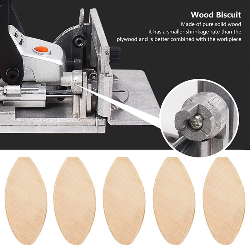 Wood Biscuits 20,100pcs Wood Joining Biscuits Wood Board Docking Tool 0# 10# 20# (20#) 20#