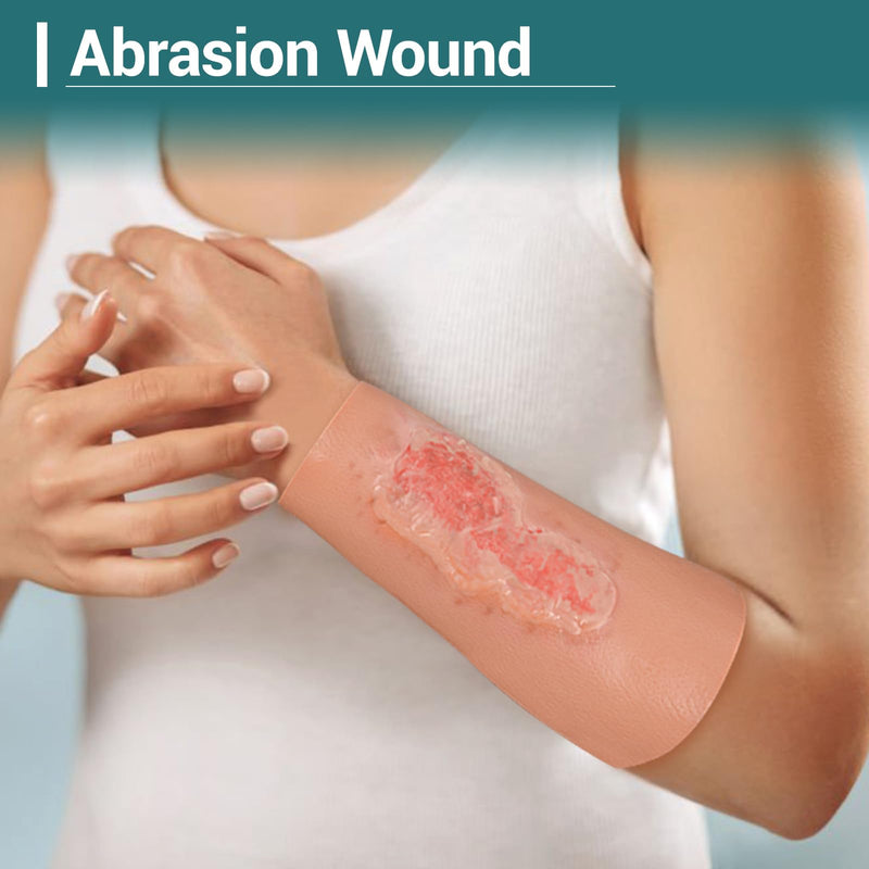 Abrasion Wound Care Training Sleeve, Wound Packing Trainer for Medical Education Abrasion Wound
