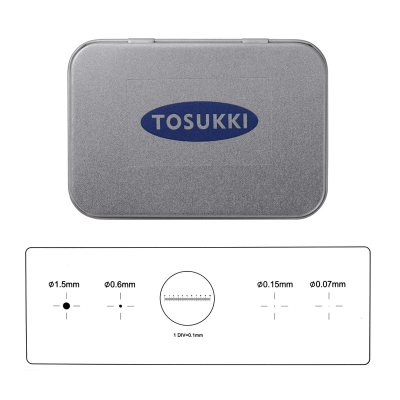 Microscope Calibration Ruler Slide,4-Scales and 0.1mm Line Resolution ...