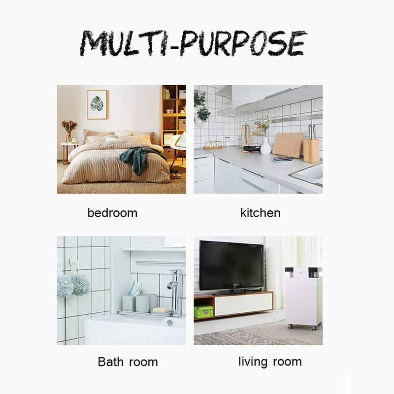Wall Towel Bar, Modern Retractable Suction Mounted Holder for Bathroom Kitchen ABS White Adjustable 20.5 to 32.3 Inch No Drill Single Bar 1 Pack