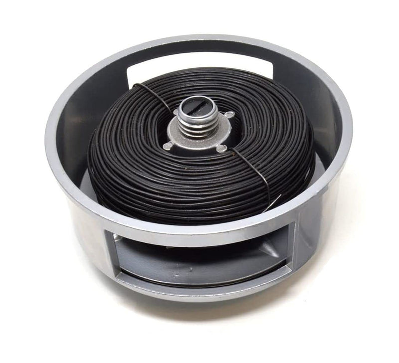 23-230 Light Weight Aluminum Tie Wire Reel with Rewind Knob Chrome