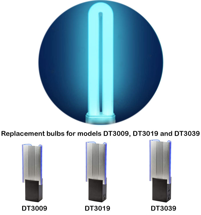 Replacement for DynaTrap 21050 | 9W Bulbs for Models DT3009, DT3019 and DT3039 (4) 4 Count (Pack of 1)