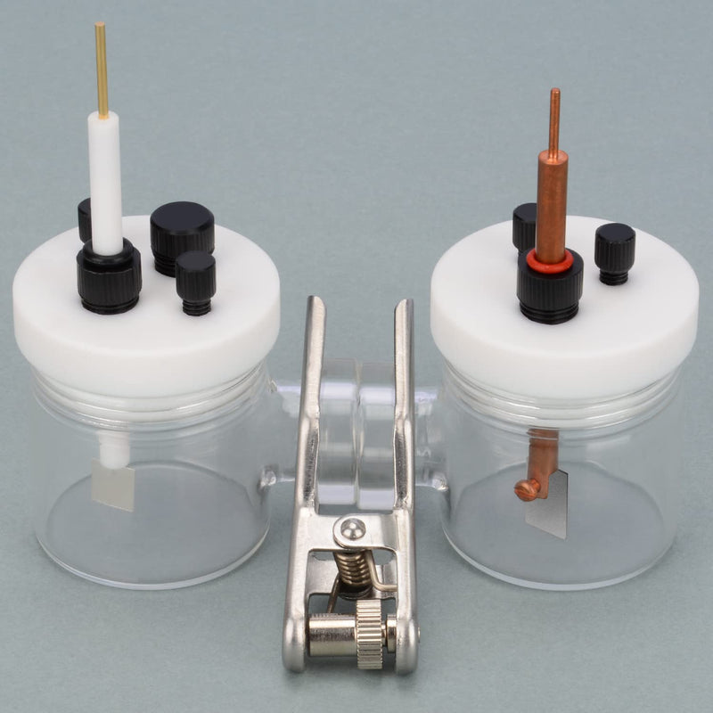 stonylab Copper Electrode Holder, All-Cu Clamp, 0.1-3mm Clampable Thickness, GDMS Tested for Electrochemistry