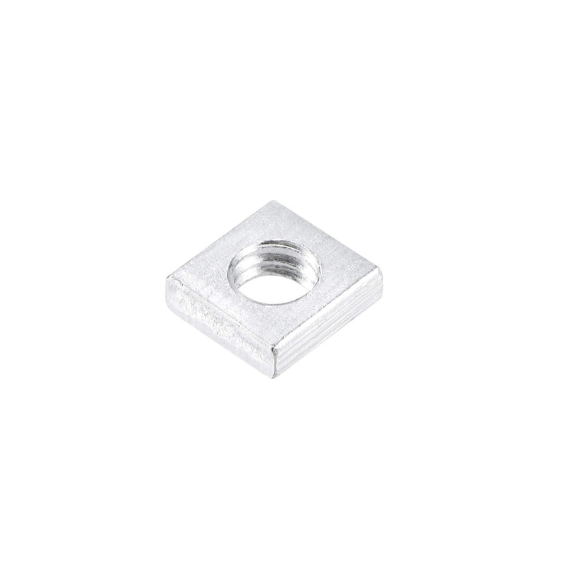 uxcell Square Nuts, M6x10mmx3mm Zinc-Plated Metric Coarse Thread Assortment Kit, 25 Pcs