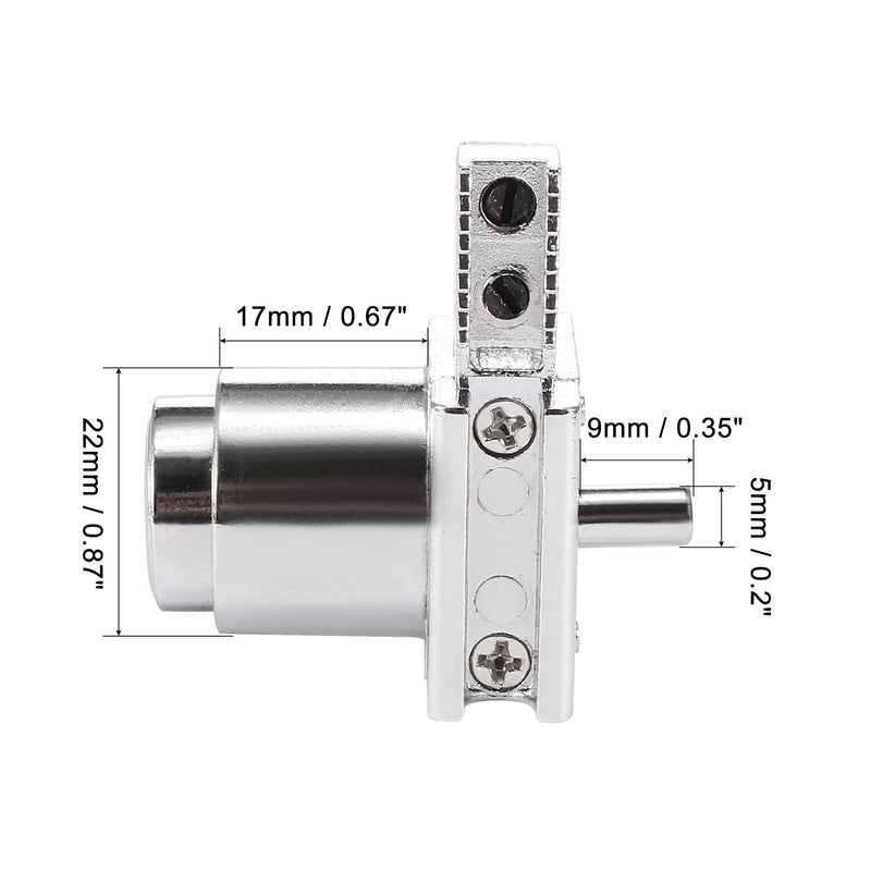 uxcell Push Lock for Sliding Glass Cabinet Door Fits 5mm Thick Keyed Alike 2Pcs