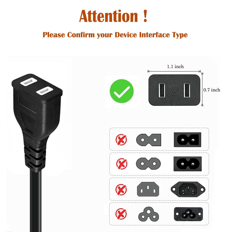 AC Charger Power Cable for Milwaukee Tool 0818-20 M18 Brushless Jobsite Fan