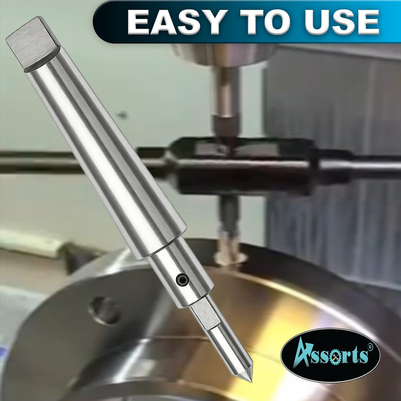 MT3 Shank (Teng) Spring Center Tap Guide Tool to Align Tap for threading Lathe Mill Jig Bore MT3