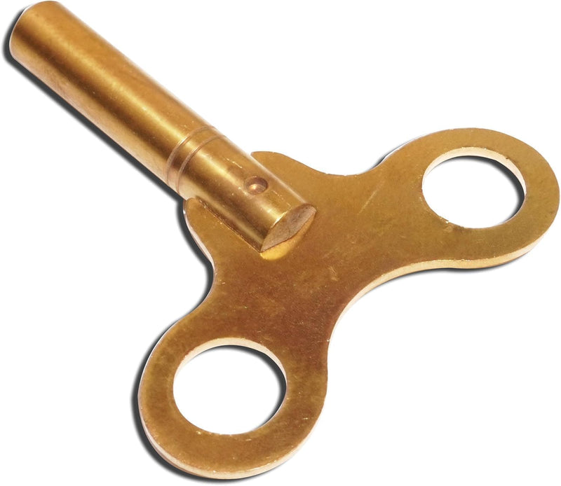 Key for Clock Winding Mechanical Clock Crank Winder Key Tool Brass Made (Key No. 8-4.25mm I.D.) Key No. 8 - 4.25mm I.D.