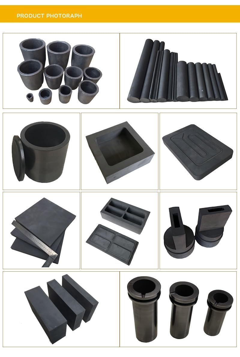 Graphite Troughs, High Purity Graphite Molds,Metal Ingot Molds, Crucibles, 1pcs External Dimensions: 25 * 50 * 100mm Internal Dimensions: 20 * 40 * 90mm Externally W*L=50*100mm Externally Thickness 25mm