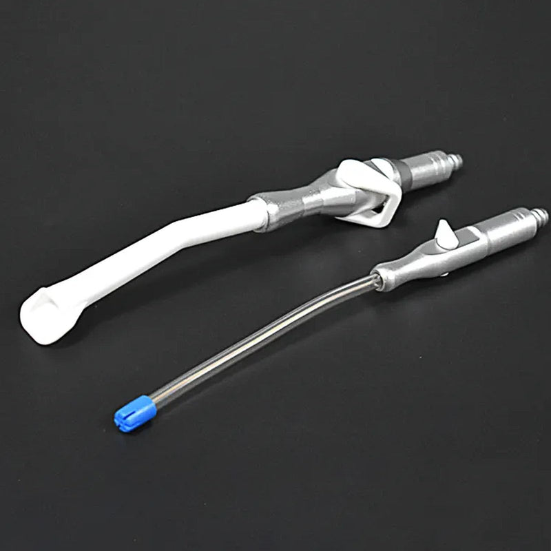 Dental Saliva Ejector Suction Valve Adapters 6 Pack, Universal HVE/SE Tip Adaptor with Strong & Weak Suction Control, Autoclavable Aluminum Dental Suction Valves for Dental Clinic Lab