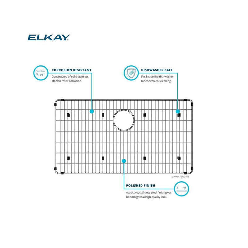 Elkay LKBG1715SS Stainless Steel Bottom Grid
